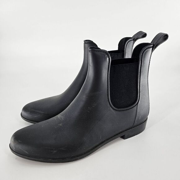 Merona Chelsea rain boot 10 black short bootie fall - Picture 2 of 5